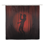 OOTB Duschvorhang Singer Silhouette 180 x 180 cm