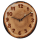 OOTB Glas Wanduhr Baumscheibe 27 x 30 x 4 cm