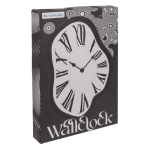 OOTB Glas Wanduhr Melting Time 22 x 33 x 4 cm