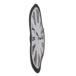 OOTB Glas Wanduhr Melting Time 22 x 33 x 4 cm
