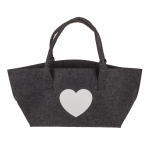 OOTB Filz-Einkaufstasche Herz 50 x 20 x 23 cm