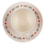 OOTB New Bone China-Espressoset Herz für 2 4 tlg.
