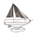 OOTB Metall-Flaschenhalter Segelboot