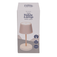OOTB Rosafarbene Tisch-Lampe mit LED