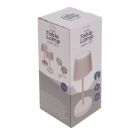 OOTB Rosafarbene Tisch-Lampe mit LED