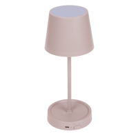 OOTB Rosafarbene Tisch-Lampe mit LED