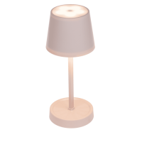 OOTB Rosafarbene Tisch-Lampe mit LED
