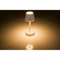 OOTB Rosafarbene Tisch-Lampe mit LED