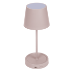 OOTB Rosafarbene Tisch-Lampe mit LED