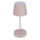 OOTB Rosafarbene Tisch-Lampe mit LED