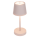 OOTB Rosafarbene Tisch-Lampe mit LED
