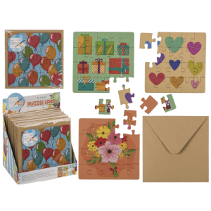 OOTB Quadratische Geschenkkarte Puzzle Geburtstag