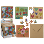 OOTB Quadratische Geschenkkarte Puzzle Geburtstag