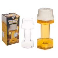 Bierglas, Hantel, 22 cm,