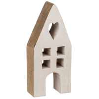 OOTB Deko-Holz-Haus 9 x 4 x 20 cm