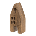 OOTB Deko-Holz-Haus 7 x 4 x 15 cm