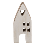 OOTB Deko-Holz-Haus 7 x 4 x 15 cm