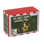 OOTB 3D-LED-LichterketteMetallic Stars