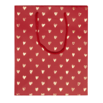OOTB Rote Papier-Geschenktüte Shiny Hearts