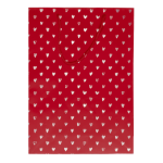 OOTB Rote Papier-Geschenktüte Shiny Hearts