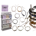 OOTB Glas-Armband mit Edelsteinen