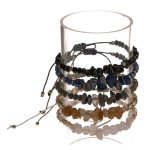 OOTB Glas-Armband mit Edelsteinen