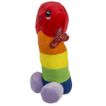 OOTB Plüsch-Penis Regenbogen 30 cm