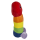 OOTB Plüsch-Penis Regenbogen 30 cm