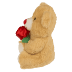 OOTB Plüsch-Bär mit Rose 18 cm