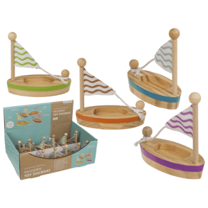 OOTB Holz-Spielzeugboot 115 x 55 cm