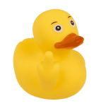 OOTB Mittelfinger Quietsche-Ente 8 cm
