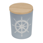 OOTB Kerze im Glas mit Holzdeckel Sea