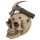 OOTB Spardose mit SchlossTotenkopf mit Hammer & Nägel