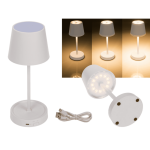 OOTB Weiße Tisch-Lampe mit LED