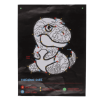 OOTB Dinosaurier Neon-Wandbild