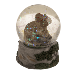 OOTB Glitterkugel Dinosaurier auf Sockel