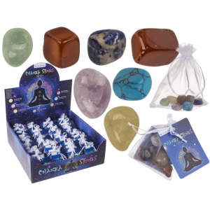 OOTB Chakra Steine 7er Set im Organza-Säckchen