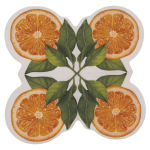 OOTB Papier-Motiv-Servietten Orange