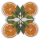 OOTB Papier-Motiv-Servietten Orange