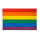 OOTB Flagge  mit Metallösen Pride