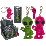OOTB Metall-Schlüsselanhänger Alien mit Joint