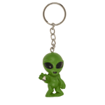 OOTB Metall-Schlüsselanhänger Alien mit Joint