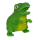 OOTB Flip Flip Dinosaurier ca. 9 cm einzeln im