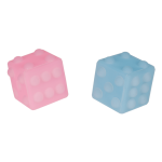 OOTB Fidget Pop Toy Cube Glow in the Dark ca. 5 cm