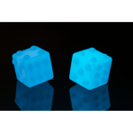 OOTB Fidget Pop Toy Cube Glow in the Dark ca. 5 cm