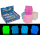 OOTB Fidget Pop Toy Cube Glow in the Dark ca. 5 cm