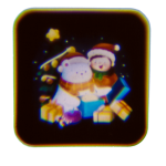 OOTB Projektionslampe Weihnachten inkl. 3 x AG13