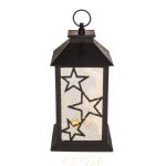 OOTB Kunststoff-Laterne Stars mit funkeldem LED