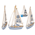 OOTB Holz-Segelschiff mit 7 LED