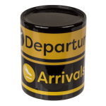 OOTB Becher Flughafen ca. 9  x 85 cm aus Steingut